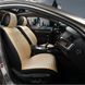 НАКИДКИ НА СИДІННЯ АВТО ELEGANT NAPOLI EL 700 214 З АЛЬКАНТАРИ ПЕРЕДНІ БЕЖЕВІ  EL 700 214 фото 2